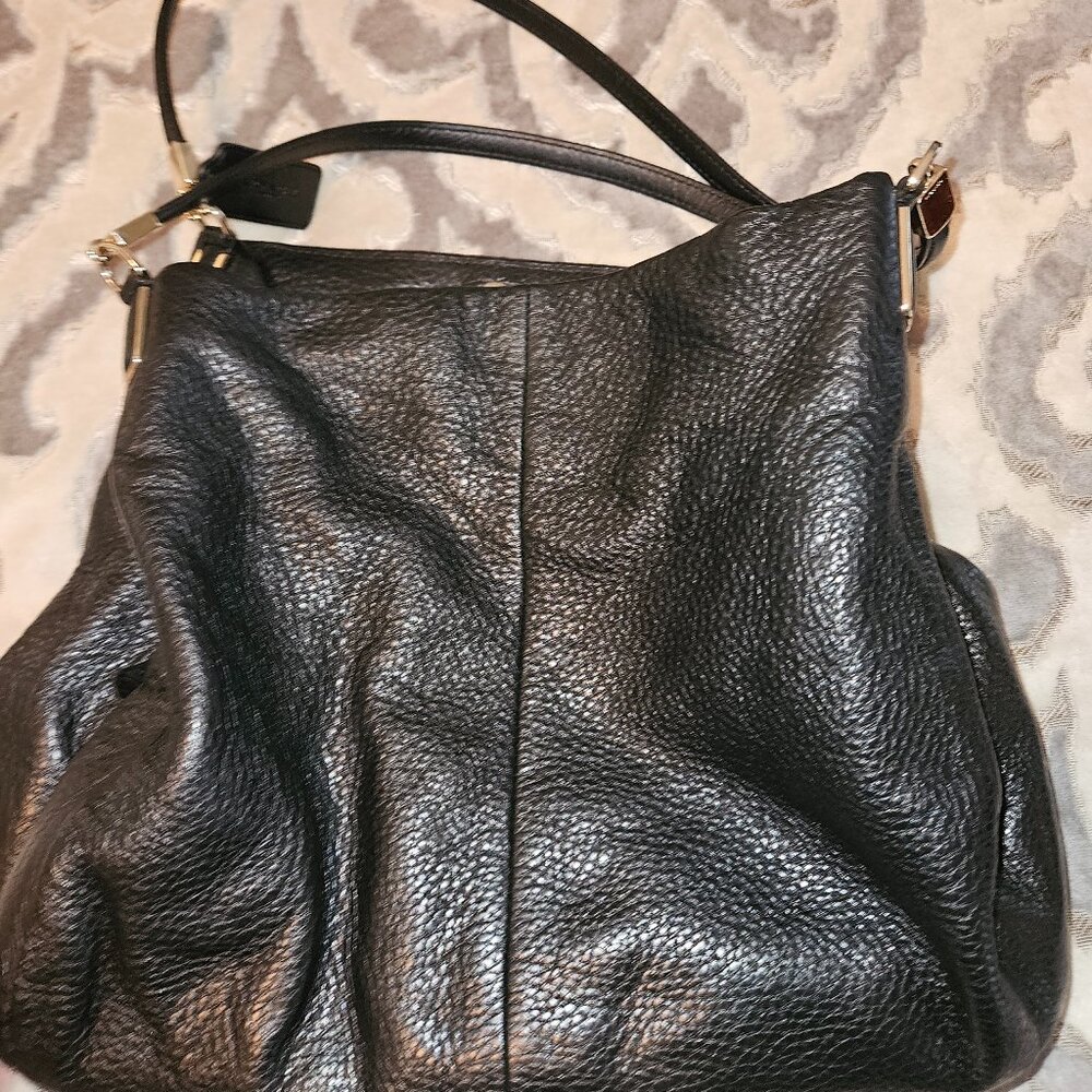 Coach black shoulder bag